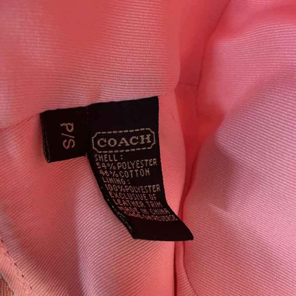 Coach Designer Monogram Bucket Hat P/S